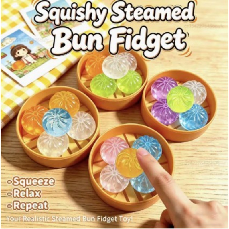 Kids Toys Play - Mini Crystal Bun Squeezing Le Can