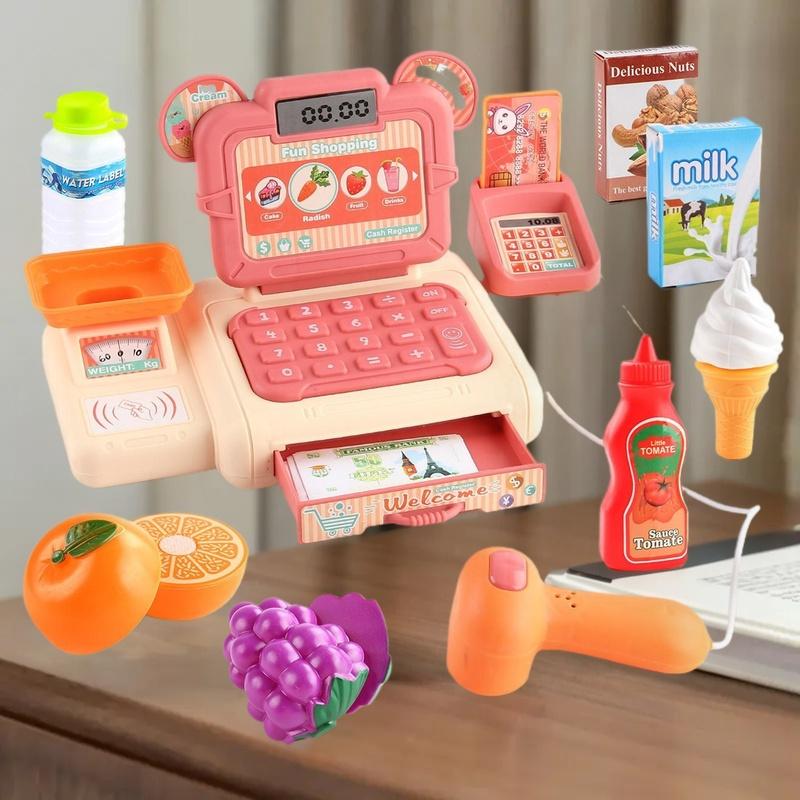 Toy Cash Register - Mainan Kasir Virtual untuk Anak-Anak, Perlengkapan