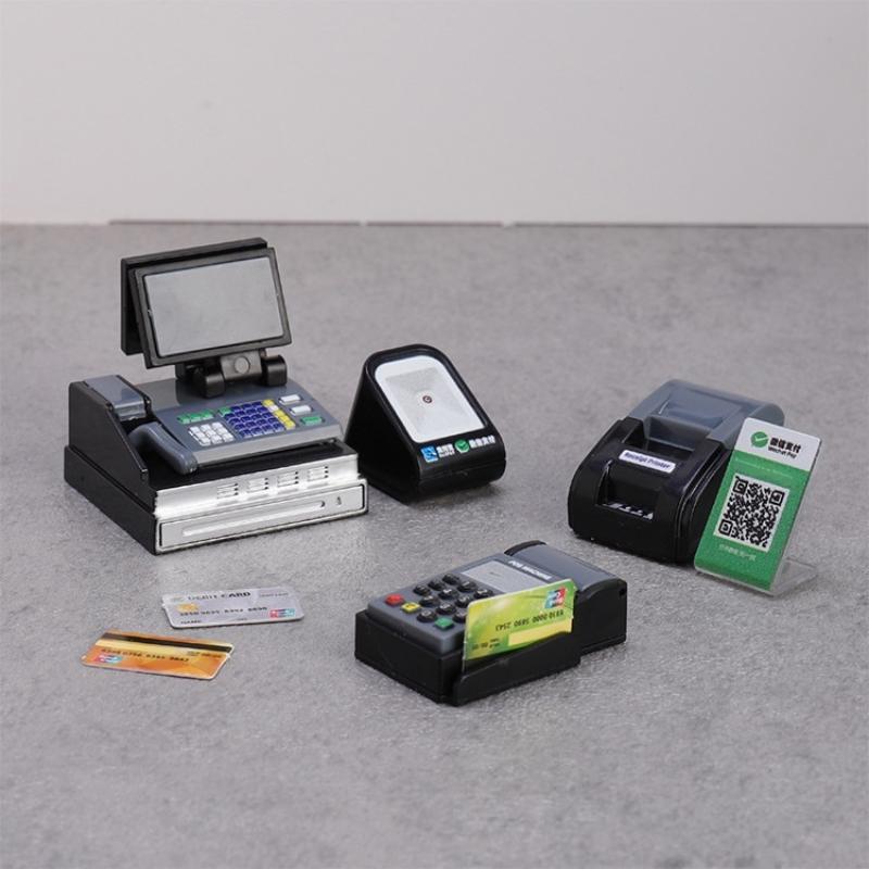 Toy Cash Register - Figurine Koleksi Plastik Mesin Kasir Mini
