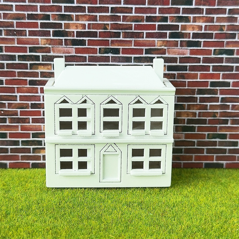 Kids Toys Play - 1:12 Miniatur Rumah Boneka Villa Kayu
