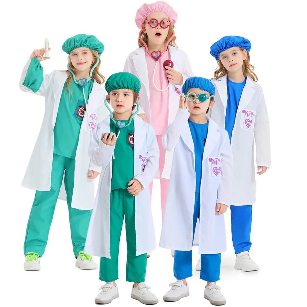 Kids Toys Play - Seragam Kerja Dokter dan Perawat Simulasi