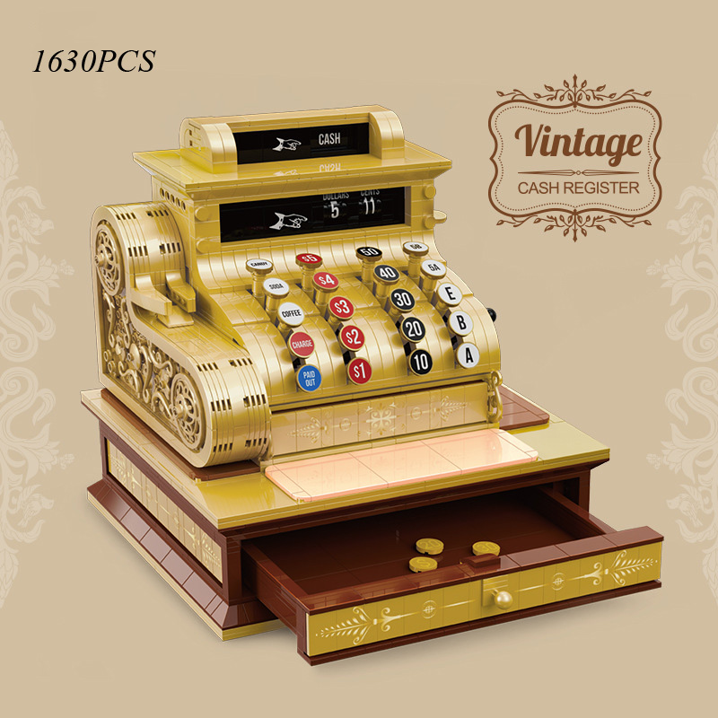 Toy Cash Register - Koleksi Mainan Pendidikan Bata Bangunan Model