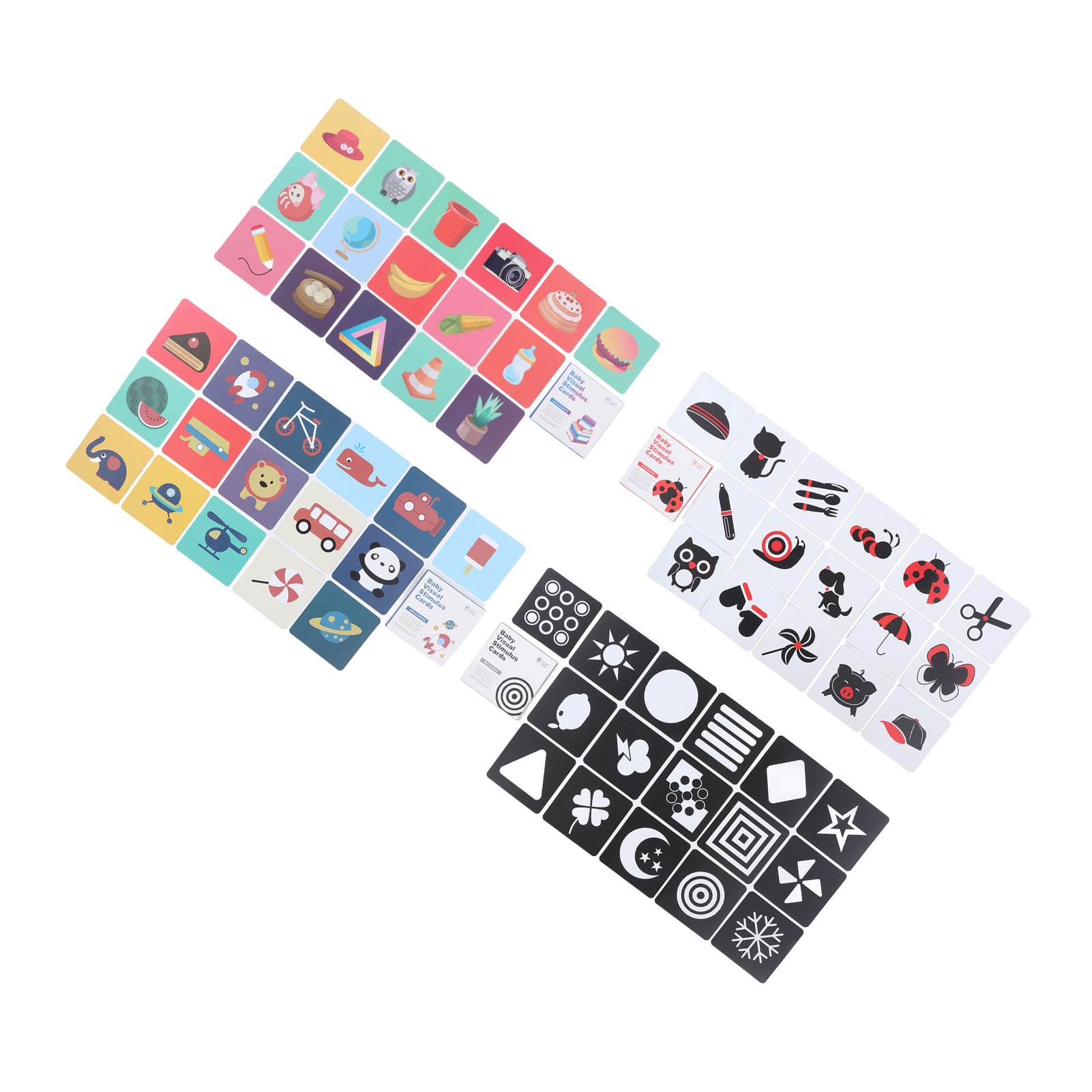 Educational Flash Card - ZK40 Flashcard anak kontras tinggi 64
