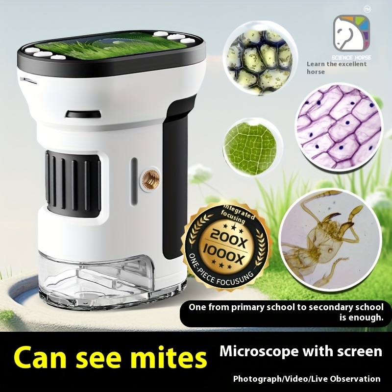 Kids Toys Videos - Kit Mikroskop Biologi Anak 1000x Pembesar