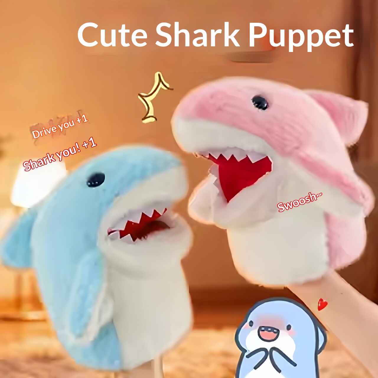 Kids Toys Play - Boneka Tangan Hiu Boneka Hiu Plush