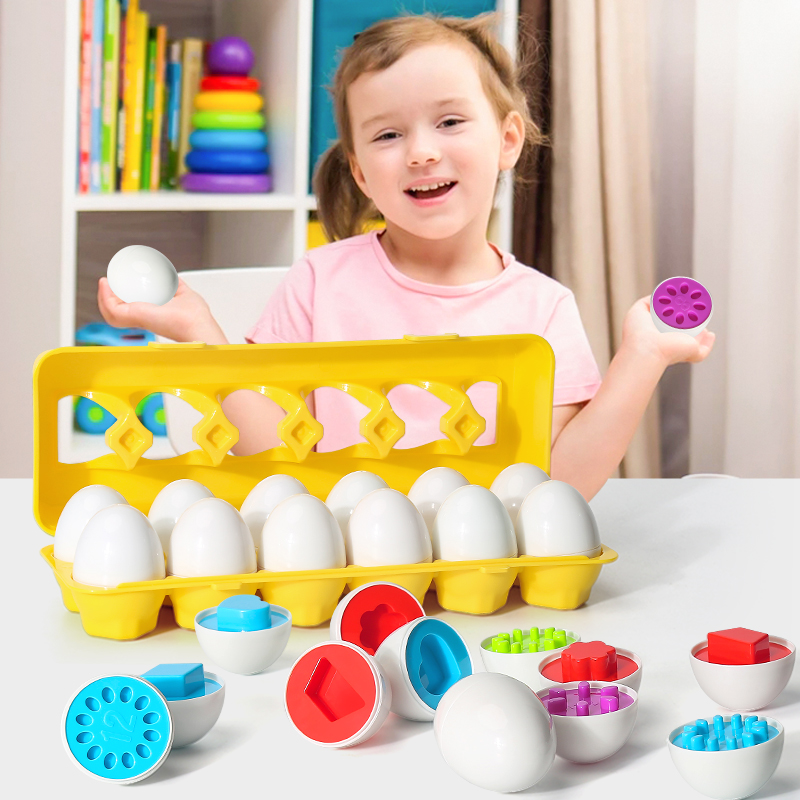 Kids Toys Videos - Sekrup telur 3D Puzzle montesori, mainan