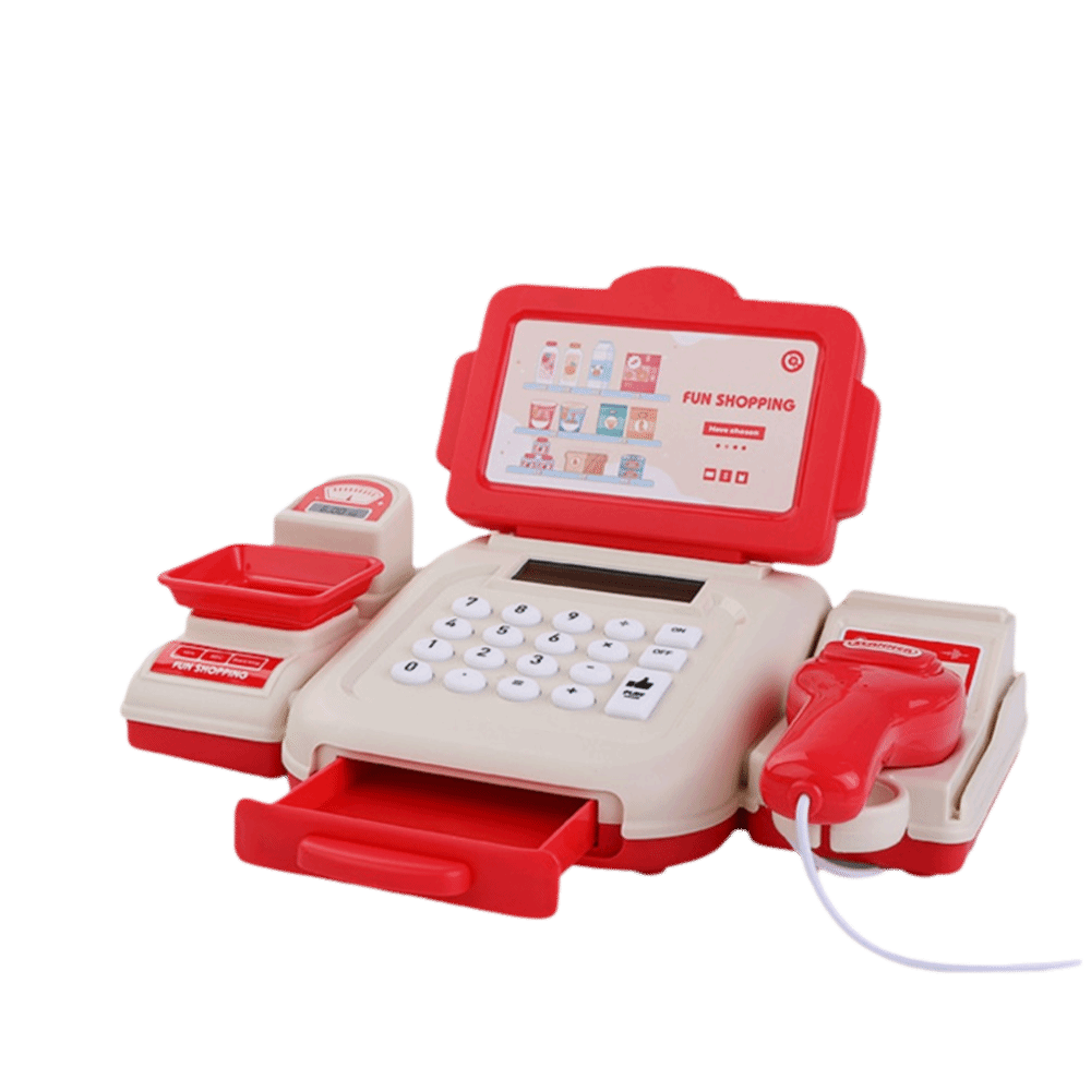 Toy Cash Register - Simulasi Puzzle Mesin Kasir Supermarket Hadiah