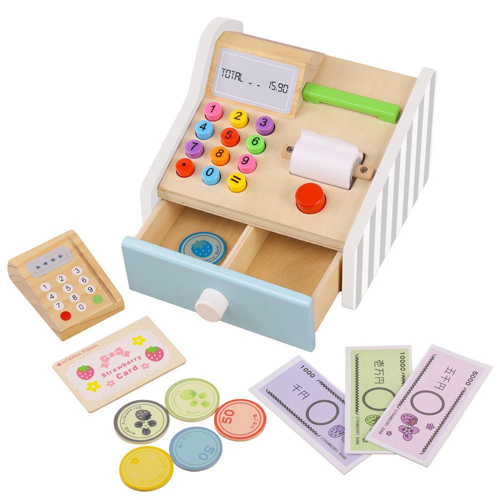 Toy Cash Register - Mainan edukasi anak-anak, mainan cosplay edukasi