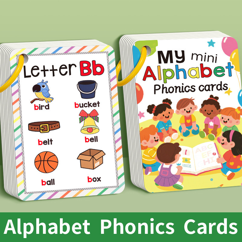 Educational Flash Card - 27 Buah/Set Kartu Belajar Kartun Kartu