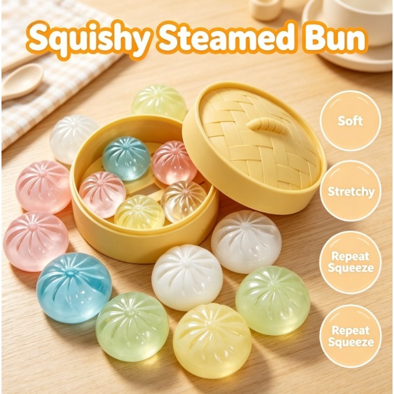 Mini Crystal Bun Squeezing Le  - Kids Toys Play ulasan dan harga