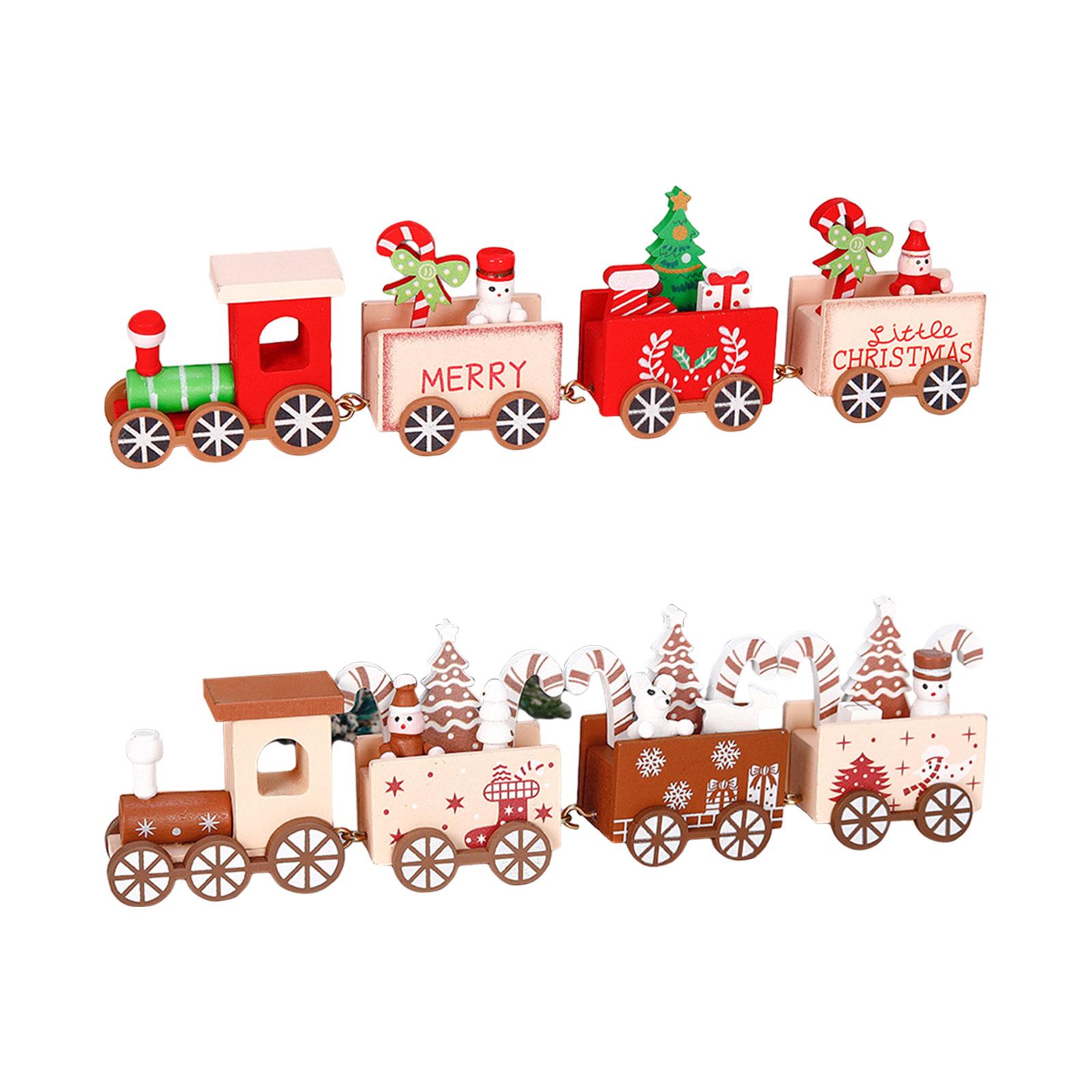 Kereta Kayu Ornamen Natal Deko - Top Kids Xmas Toys ulasan dan harga