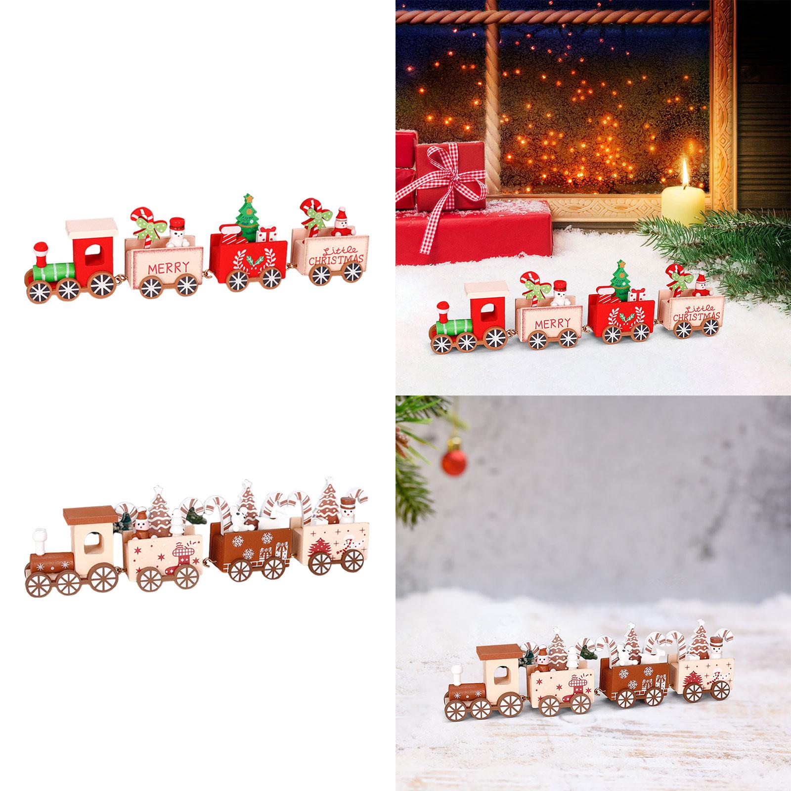 Kereta Kayu Ornamen Natal Deko - Top Kids Xmas Toys ulasan dan harga