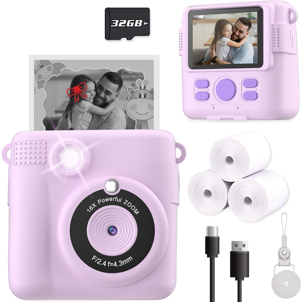 Kamera Cetak Instan untuk Anak - Kids Toys Videos ulasan dan harga