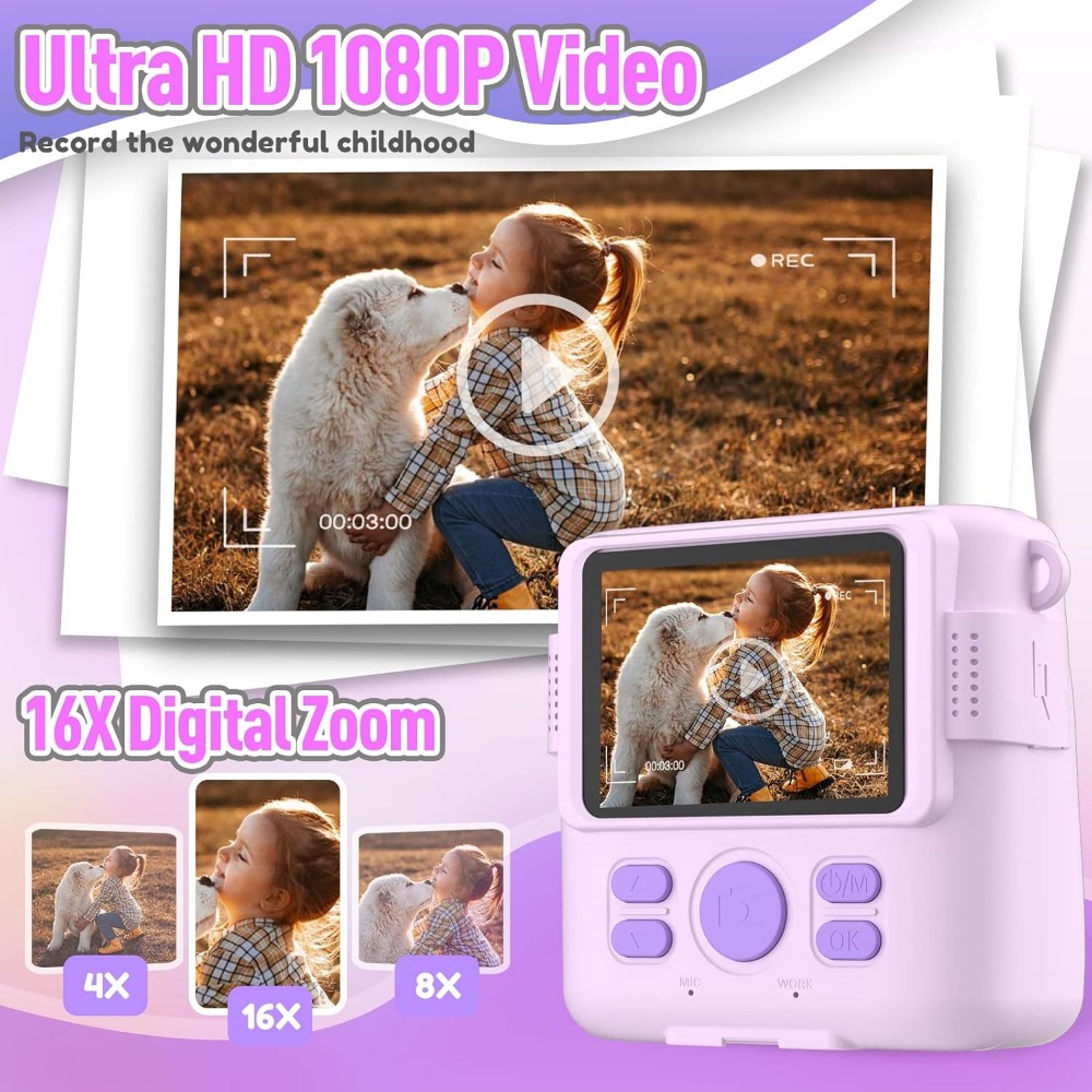 Kamera Cetak Instan untuk Anak - Kids Toys Videos ulasan dan harga