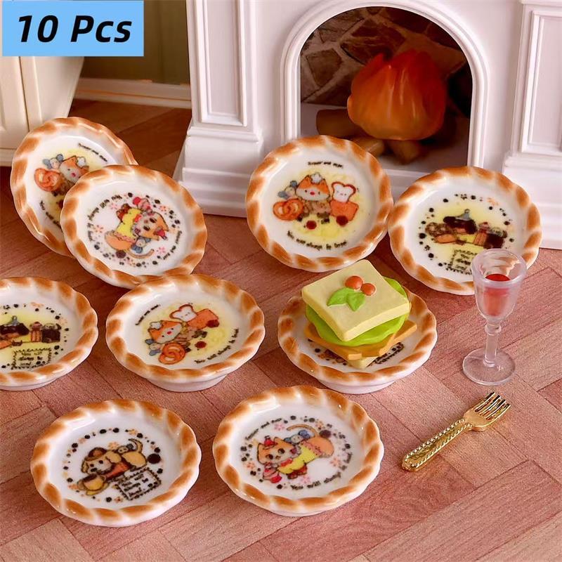 10 Buah/Set Rumah Boneka Minia - Kids Toys Play ulasan dan harga