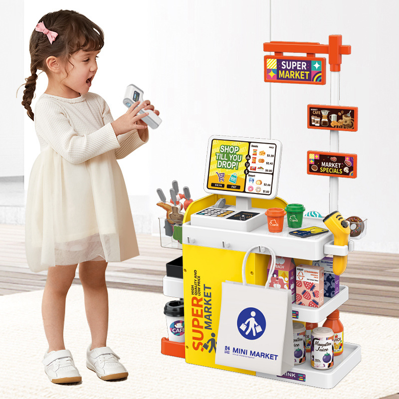 Mainan Kasir Supermarket Mini  - Toy Cash Register ulasan dan harga