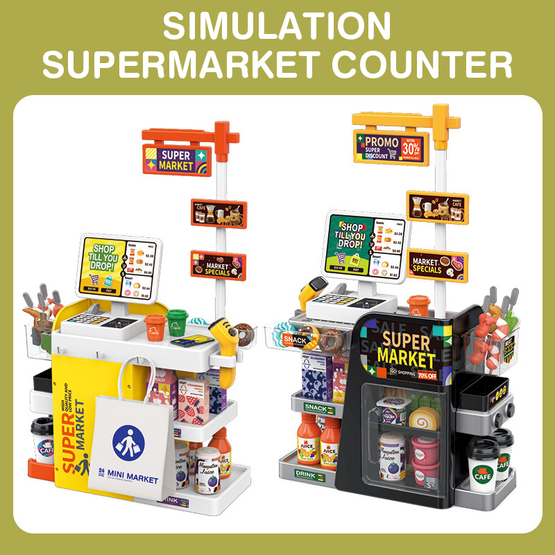 Mainan Kasir Supermarket Mini  - Toy Cash Register ulasan dan harga