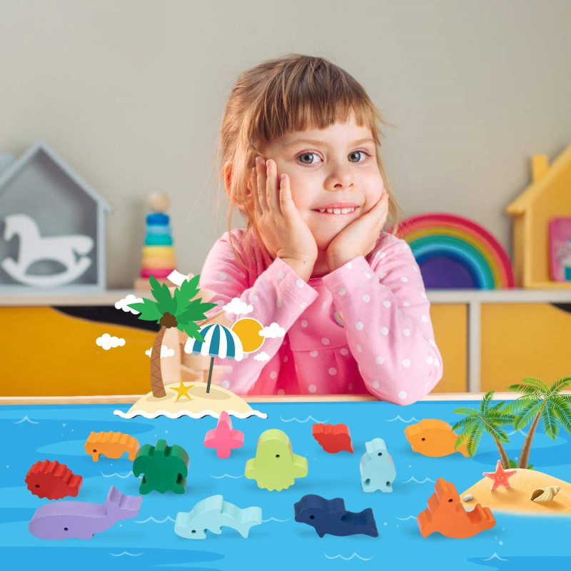 Anak-anak baru Montessori kayu - Kids Toys Videos ulasan dan harga