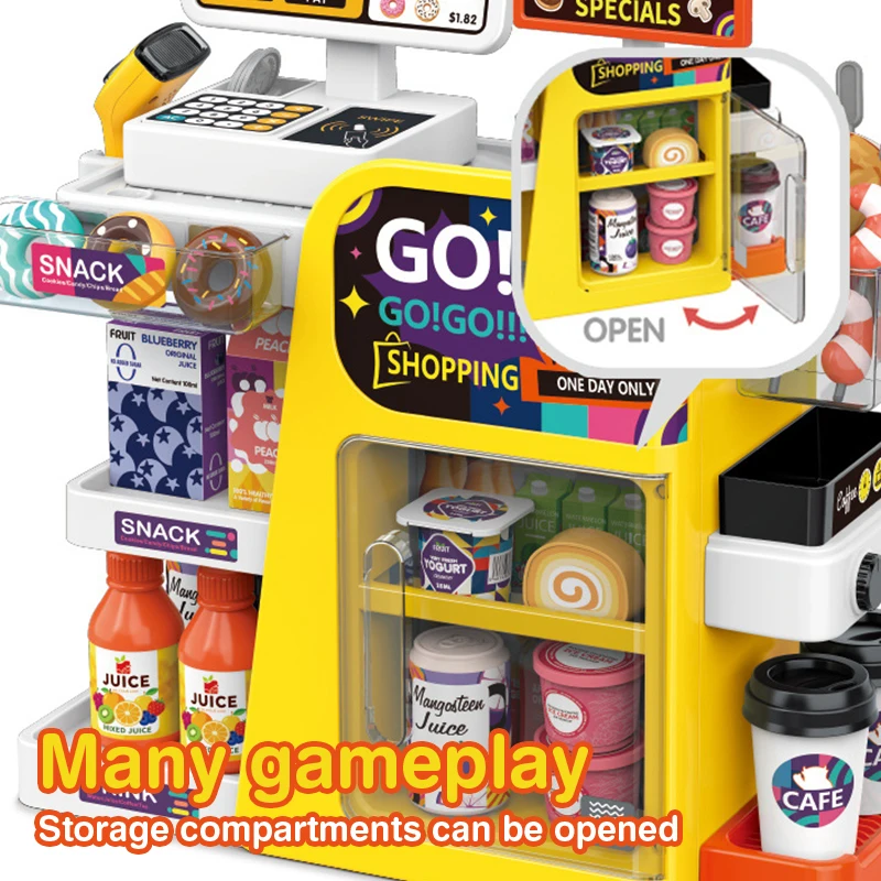 Simulasi Mesin Kasir Mini Supe - Toy Cash Register ulasan dan harga