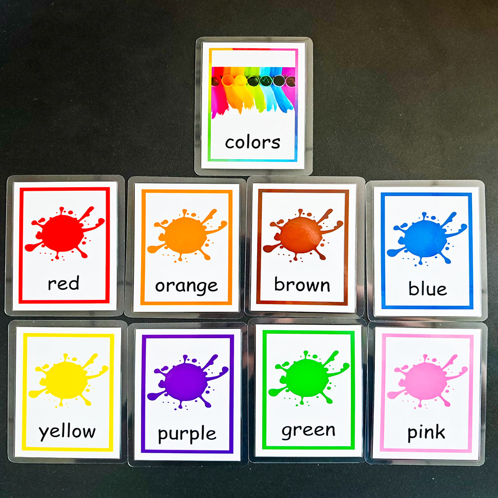 Montessori kartu belajar bayi, - Educational Flash Card ulasan dan harga