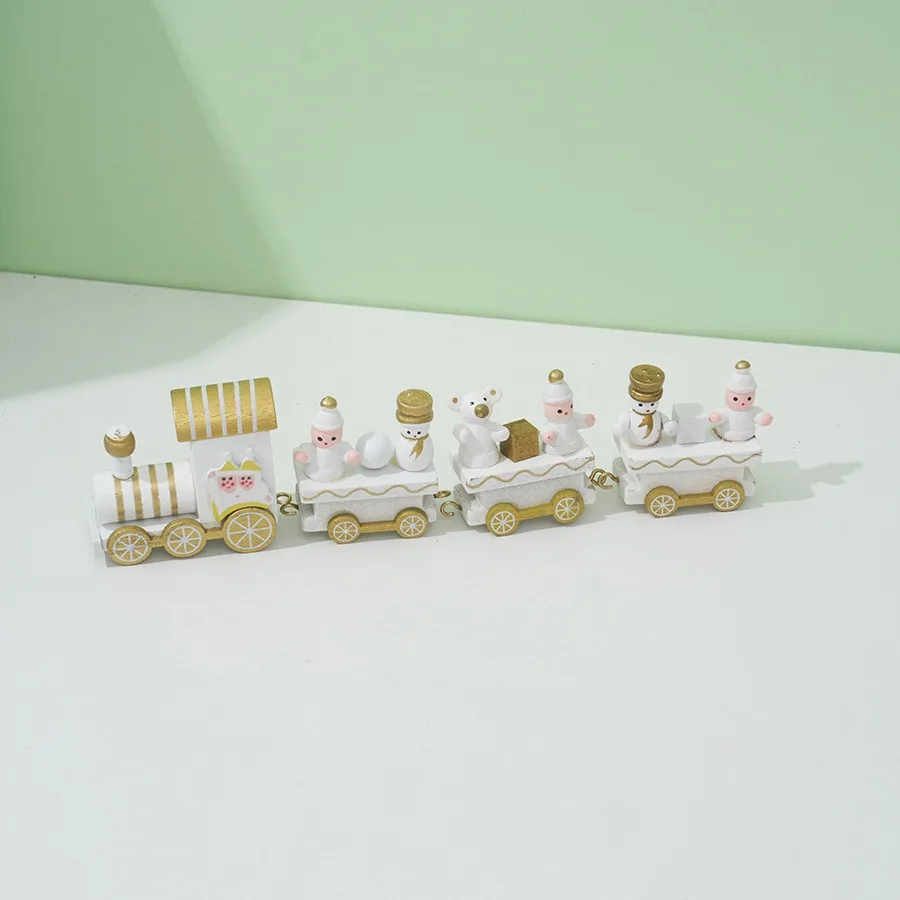 Kereta Natal Mini Kayu Lukis D - Top Kids Xmas Toys ulasan dan harga