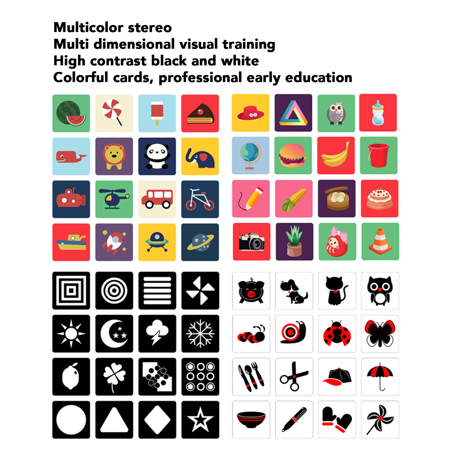 ZK40 Flashcard anak kontras ti - Educational Flash Card ulasan dan harga