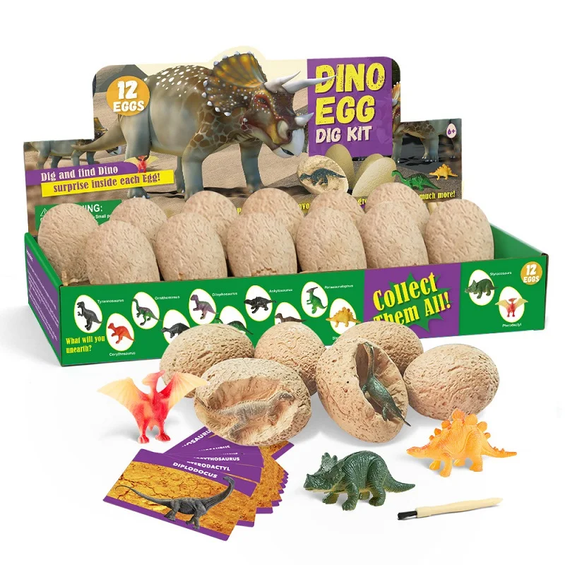 12 Buah Kit Penggalian Telur D - Kids Toys Videos ulasan dan harga