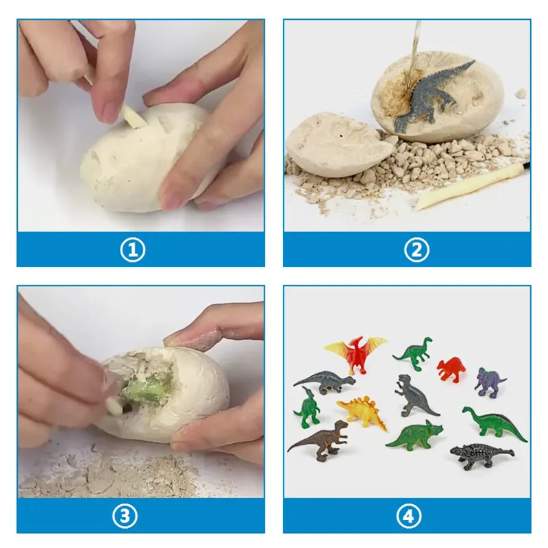 12 Buah Kit Penggalian Telur D - Kids Toys Videos ulasan dan harga