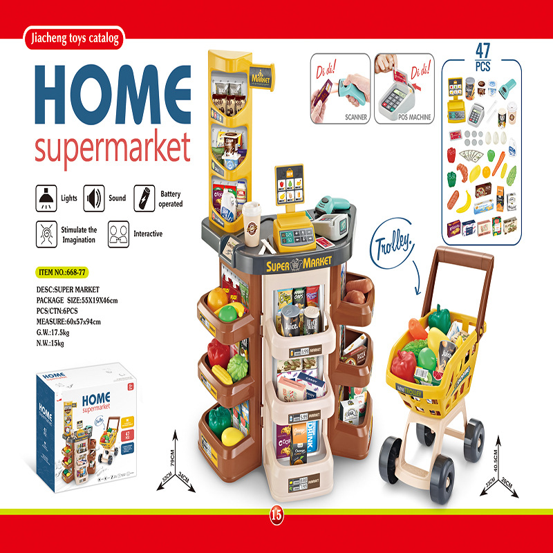 Set Mainan Simulasi Gerai Maka - Toy Cash Register ulasan dan harga