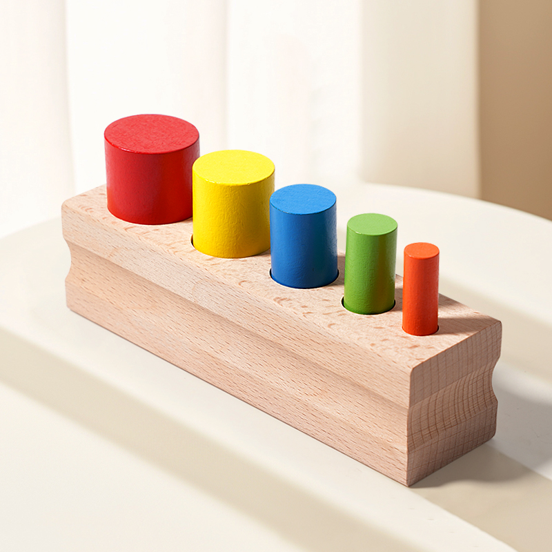 Mainan Blok Silinder Kayu Berw - Kid Toys Ads ulasan dan harga