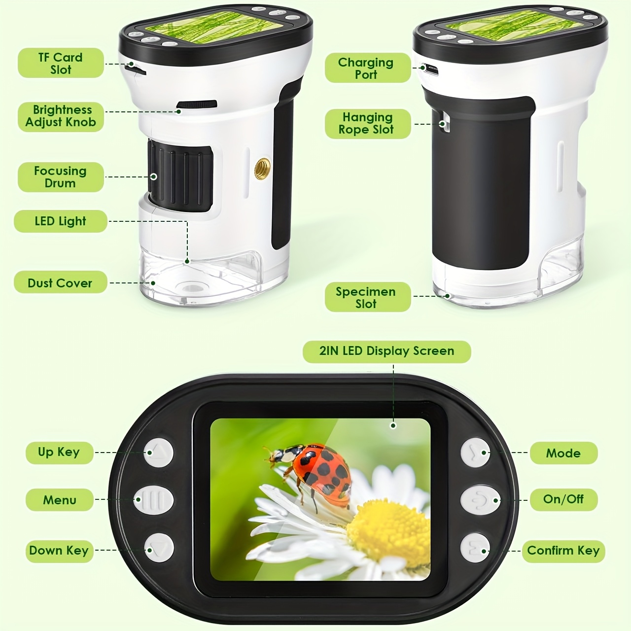 Kit Mikroskop Biologi Anak 100 - Kids Toys Videos ulasan dan harga