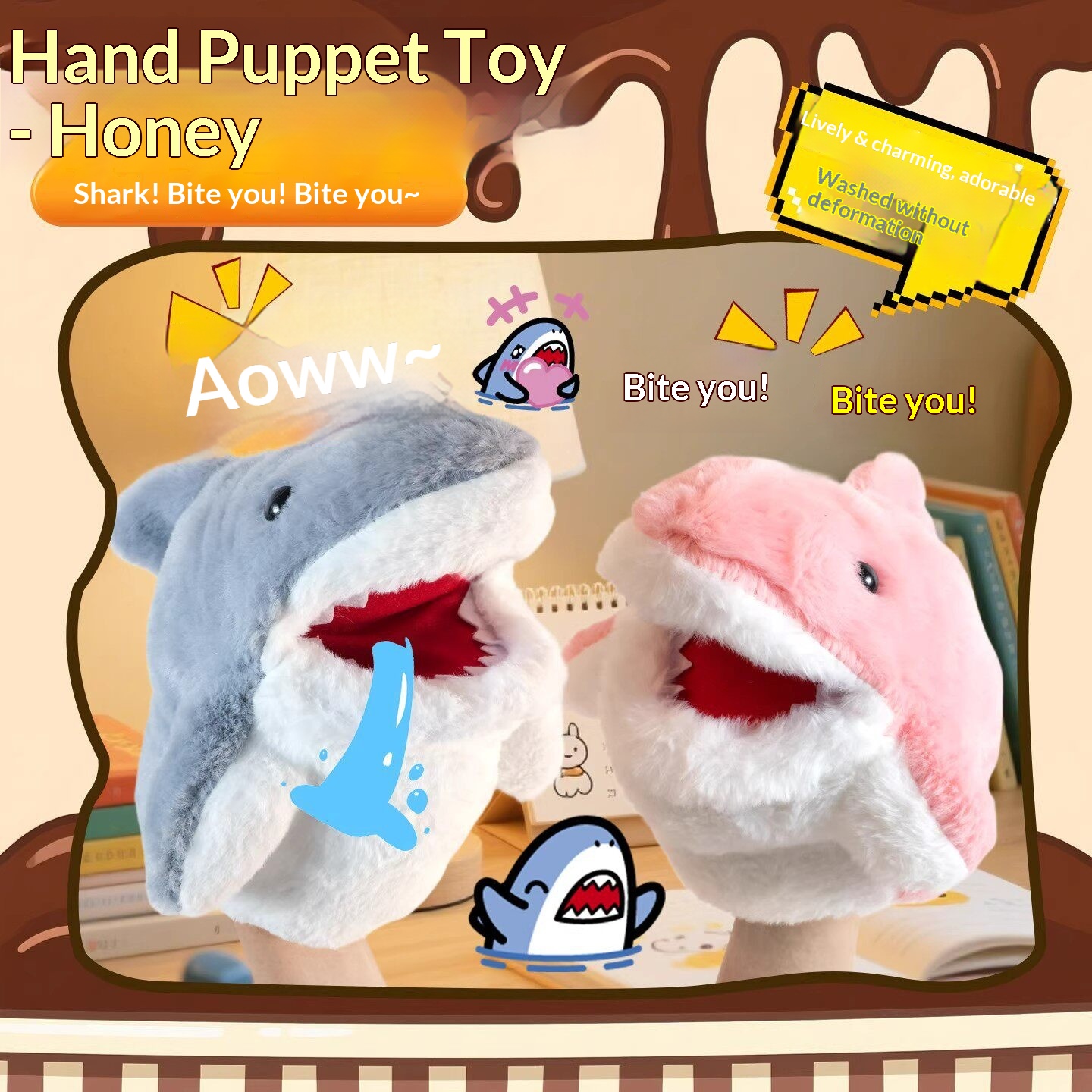Boneka Tangan Hiu Boneka Hiu P - Kids Toys Play ulasan dan harga