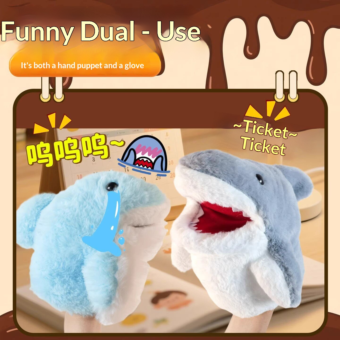 Boneka Tangan Hiu Boneka Hiu P - Kids Toys Play ulasan dan harga