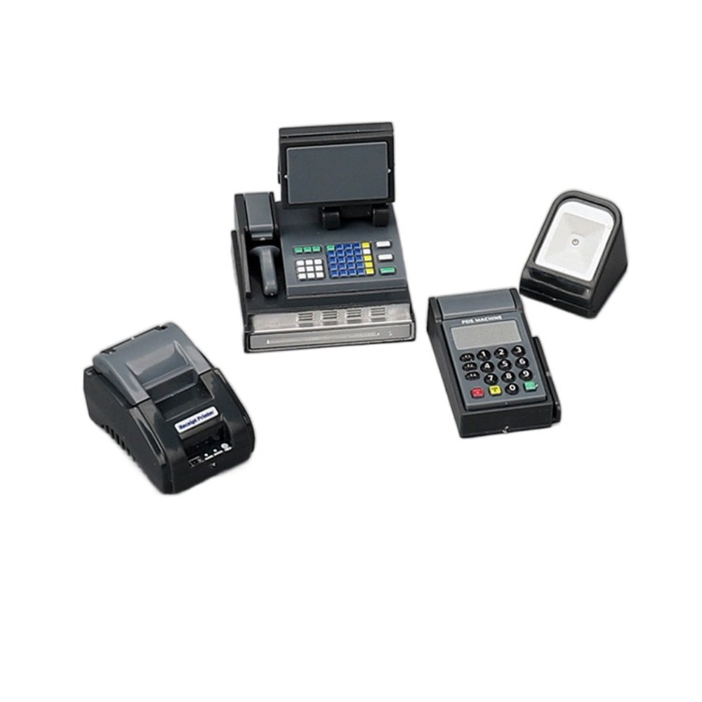 Mesin Kasir Miniatur DIY Hitam - Toy Cash Register ulasan dan harga