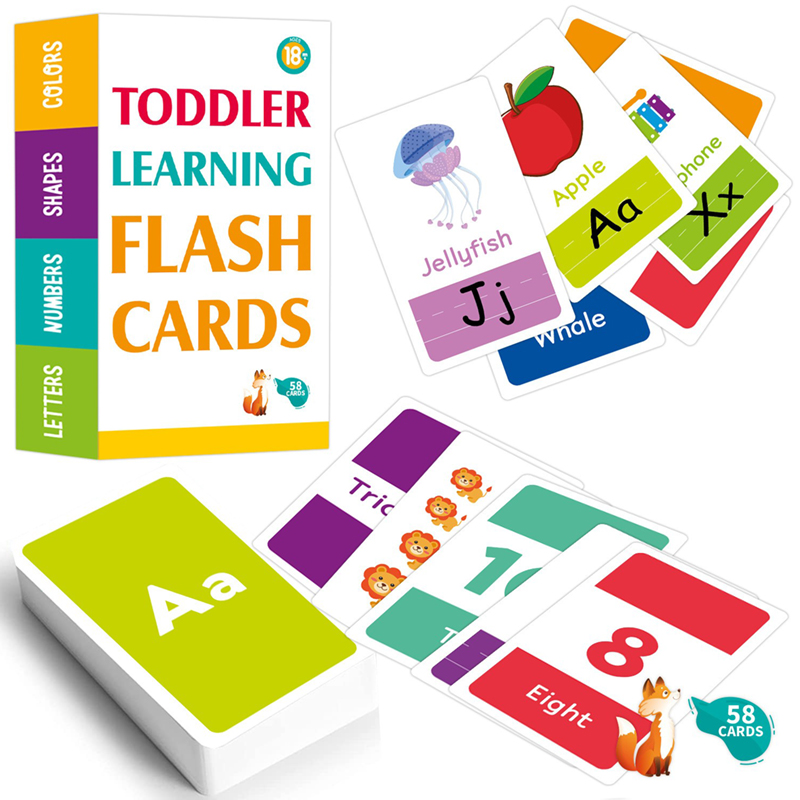 58 Buah Kartu Flash 26 Alfabet - Educational Flash Card ulasan dan harga