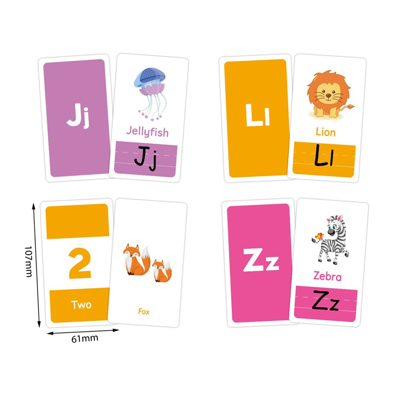 58 Buah Kartu Flash 26 Alfabet - Educational Flash Card ulasan dan harga