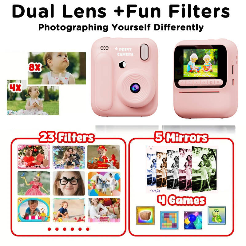 Kamera Cetak Warna Instan Anak - Kids Toys Videos ulasan dan harga