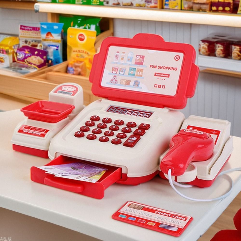 Simulasi Puzzle Mesin Kasir Su - Toy Cash Register ulasan dan harga