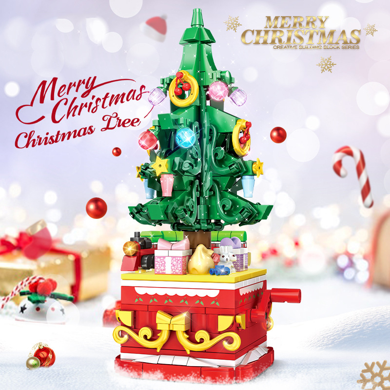 Blok Bangunan Pohon Natal Desa - Best Kids Toys Xmas ulasan dan harga